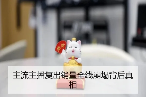 主流主播复出销量全线崩塌背后真相